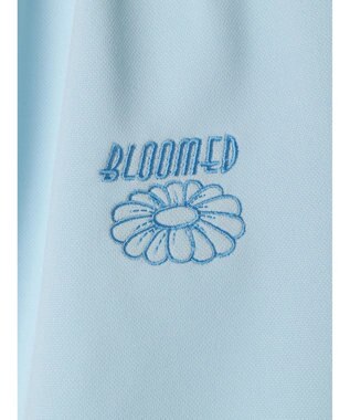 earth music&ecology スポーティー刺繍ロゴＴ Light Blue