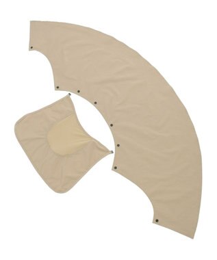 MOONBAT 【遮光100％/UVカット100％】フワクール (Fuwacool)  日差しを完全遮断ガードキャップ　遮光100　UV100 ベージュ