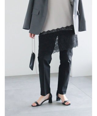 Te chichi ストレッチテーパードパンツ ブラック