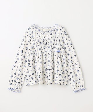 組曲 KIDS 【110-140cm】シャーリングブラウス Tシャツ フラワーブーケ系5