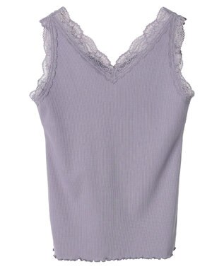 earth music&ecology 前後２ＷＡＹレースタンクトップ Sax