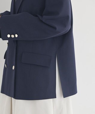 earth music&ecology ダブルジャケット Dark Navy