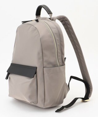 J.PRESS LADIES 【PC収納可】ナイロン リュック ライトグレー系