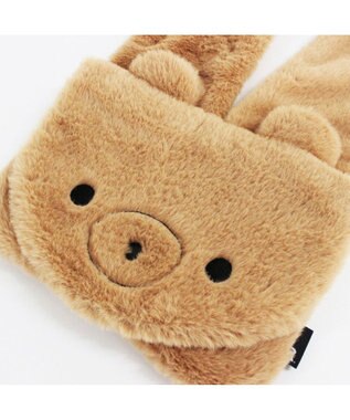 ROOTOTE 1275【マフラー＆サコッシュ】SC.マフ・ルー.アニマル-A 01：クマ