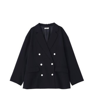 earth music&ecology ダブルジャケット Dark Navy