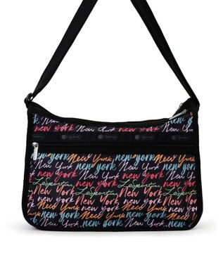 LeSportsac DELUXE EVERYDAY BAG/NYCスクリプトブラック NYCスクリプトブラック