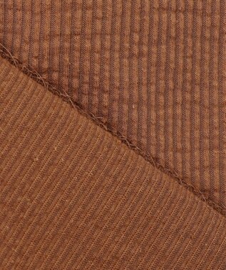 BEIGE， 【洗える】SCALA / コットンリネンボリュームスリーブトップス Brown