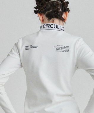 PW CIRCULUS 【WOMEN】裏フリースモックネックT ホワイト系