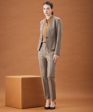 BEIGE， CORBY / クロップドパンツ Taupe