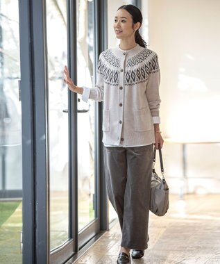 J.PRESS LADIES 【WEB限定カラーあり・2way】 ナイロン ショルダー バッグ ブラウン系