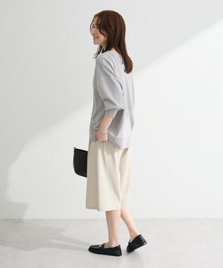 Green Parks ＶネックＺＩＰカーディガン Gray Mixture