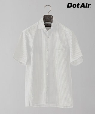 GOTAIRIKU リラックスシルエット【高通気性/吸水速乾】ドッツエアー クールマックスサッカーシャツ