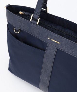 LA BAGAGERIE コンビ2WAYトートバッグ MEDIUM ネイビー