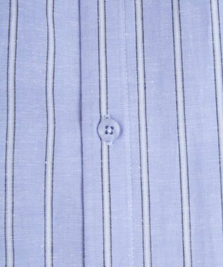 earth music&ecology 【接触冷感】綿麻混ベーシックシャツ Stripe