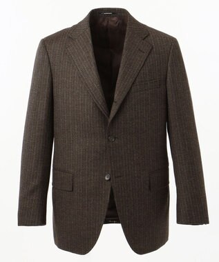 J.PRESS MEN 【MAGIC CUBA BEACH】フランネルストライプ スーツ ダークブラウン系1