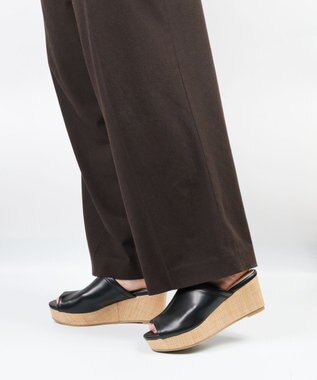 BONTRE 【pied du lapan/ピエドラパン】ストレッチミュールサンダル/50755ZI ブラック