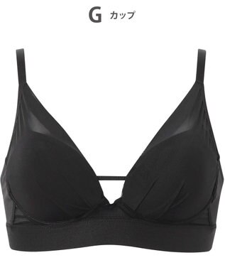 WACOAL ノンワイヤーブラ 【重力ケアブラ】 バストを重力から守る まる胸をキープ サイドのラインすっきり Gカップまで対応 大きいサイズ レディース BXB114 /ワコール