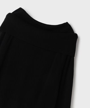 GRACE CONTINENTAL ウールオフショルニットトップ ブラック