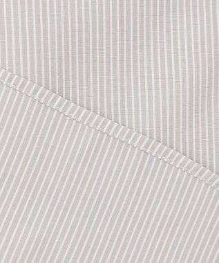 ANY L 【手洗い可能/抗菌防臭/UVカット/速乾】ロングシャツ グレーピンストライプ