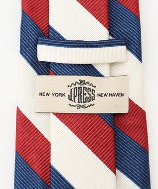 J.PRESS MEN 【STRUCTURE MIX COLLECTION】レジメンタル ネクタイ レッド系1