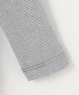 JOSEPH ABBOUD MOUNTAIN 【SPACE／UNISEX】OGコットンボーダークレイジー  カットソー ダルブルー系2