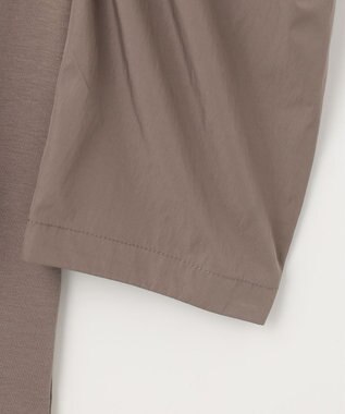 組曲 L 【接触冷感】コンビネーションポンチデザイン カットソー カーキ系