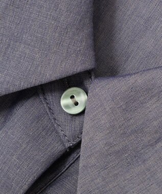 YECCA VECCA サイドスリットドロストシャツ Navy