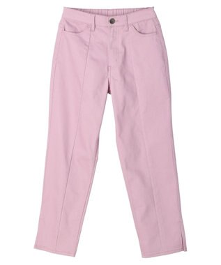 Green Parks ＧＵＭストレッチカラースリムストレートパンツ Pink