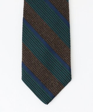 J.PRESS MEN 【KUSKA×J.PRESS ALL HANDMADE GRENADINE COLLECTION】ストライプ ネクタイ ブラウン系2