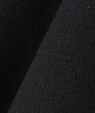 NAVE 【Nave】ストライプツィード  フレアースカート ブラック系