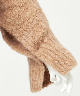 23区 【GOLD LABEL】アルパカ混ブラッシュ マルチウェイ ストール ベージュ系