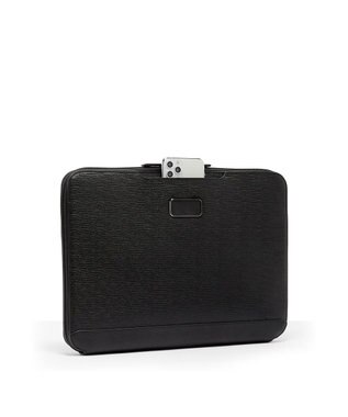 TUMI ビジネスバッグ メンズ  NASSAU SLG ラップトップ・ポートフォリオ BLACK EMBOSSED