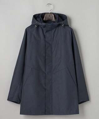 GOTAIRIKU 【仕事で着用可】ラスタードビー フーデッドブルゾン_地柄(24/25年モデル) ネイビー×ヘリンボーン柄(25年新色)