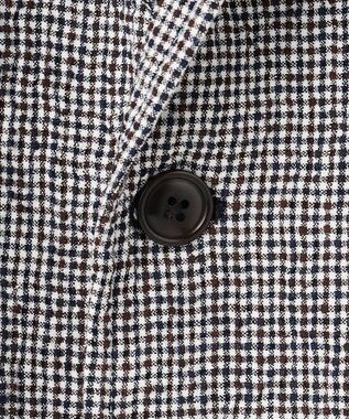 J.PRESS MEN 【SHACKET】ストレッチリネンサッカー ジャケット ブラウン系3