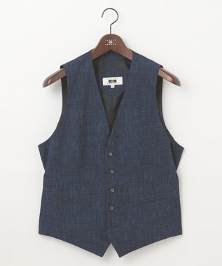 JOSEPH ABBOUD 【キングサイズ・ストレッチ・洗える・軽量・防しわ・速乾・エコ撥水】ライトウェーブ ベスト ブルー系1