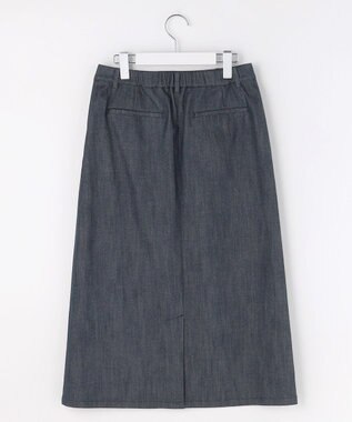 J.PRESS LADIES S 【WEB限定】セルロースシャンブレー ナロー スカート 【WEB限定】ネイビー系