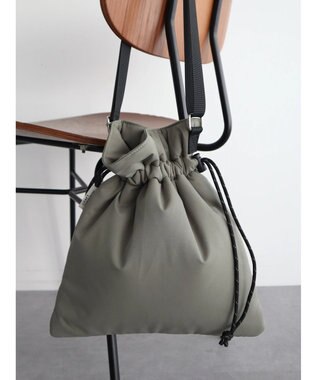 CRAFT STANDARD BOUTIQUE ボンディングパフ巾着ショルダーバッグ Khaki