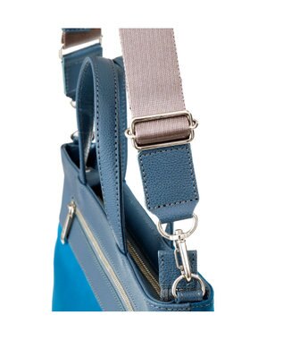 IBIZA ビコロール　ナイロン　2WAYバッグ ターコイズブルー