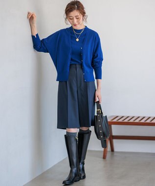 23区 ラメ ロングソックス グレー系