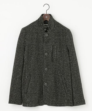 JOSEPH ABBOUD 【キングサイズ・洗える】ツィーディーフリース ブルゾン カーキ系