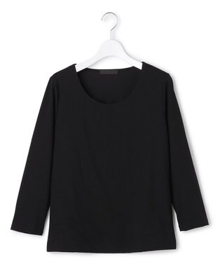 【速乾・UVケア・接触冷感・洗える】 スーペリアジャージー Uネックカットソー