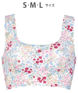 WACOAL 【GOCOCi ゴコチ】 ノンワイヤー ハーフトップ まるでつけていないような着ごこち フラット仕上げ ホックなし ブラトップ レディース CGG534 /ワコール ストロベリー