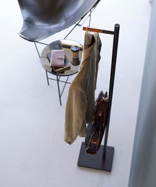 tower エントランスコートハンガー タワー ブラック ブラック