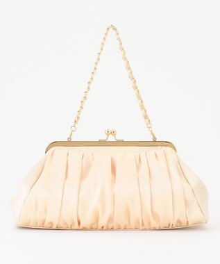  【2WAY】サテンギャザーパーティ バッグ