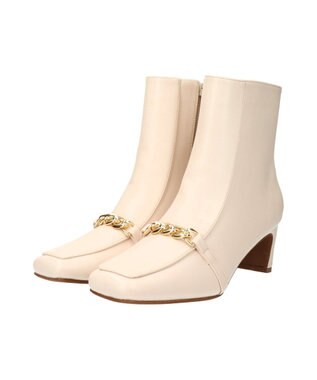 Bridget Birkin 【Bridget Birkin】アクセサリーチェーンショートブーツ アイボリー