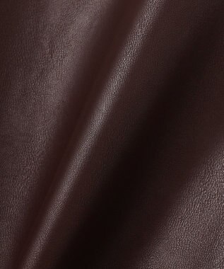 uncrave フェイクレザー バミューダパンツ ブラウン