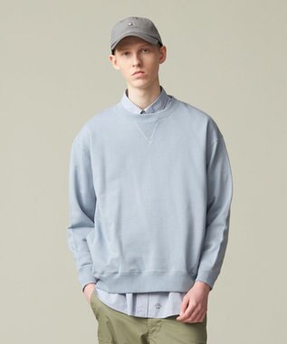 J.PRESS YORK STREET 【UNISEX】裏毛クルーネックトレーナー ブルー系