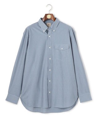 J.PRESS MEN 【KING SIZE】【KANEMASA JERSEY】ストライプボタンダウン シャツ