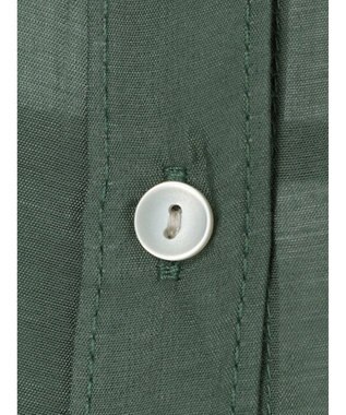 Green Parks レギュラー前後差シアーシャツ Green