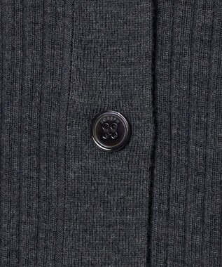 JOSEPH 【洗える】メリノリブ　カーディガン Smoke